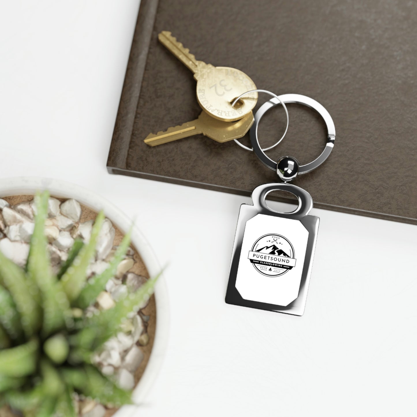 Puget Sound Glassblowing Keyring