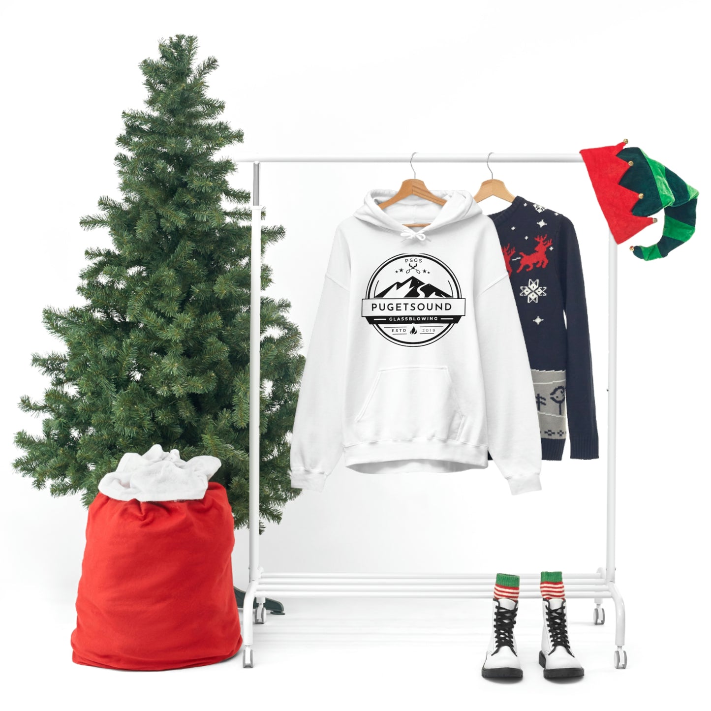 Puget Sound Glassblowing Hooded Sweatshirt