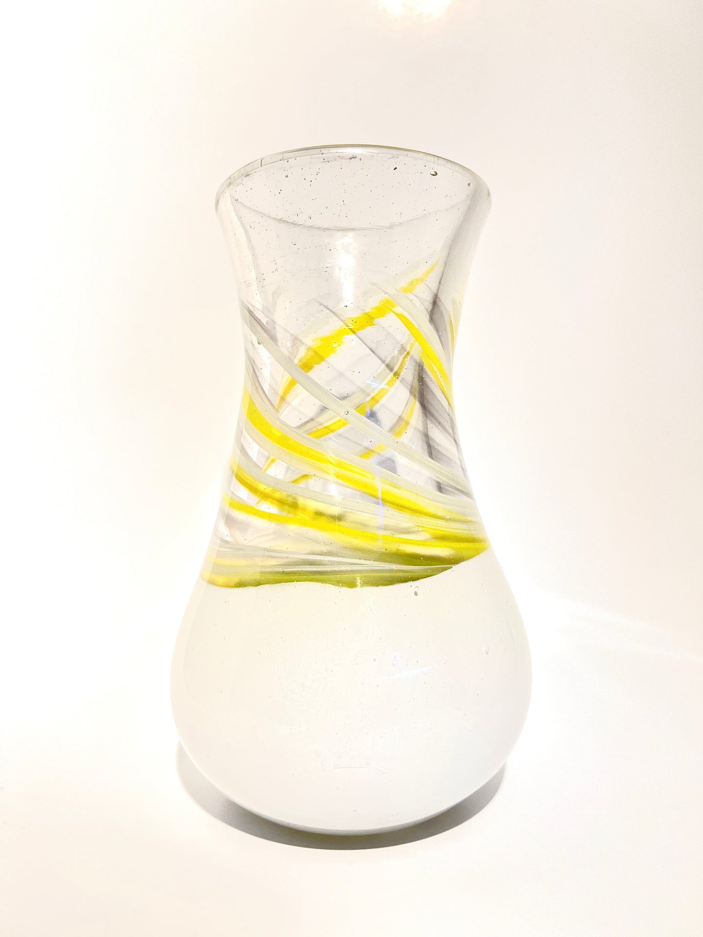 White and Yellow Vase