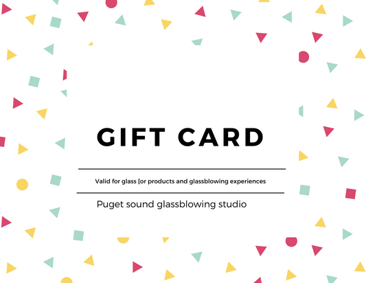 Puget Sound Glassblowing gift certificate