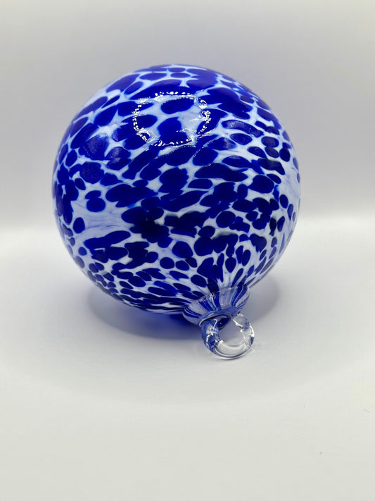 White And blue Ornament