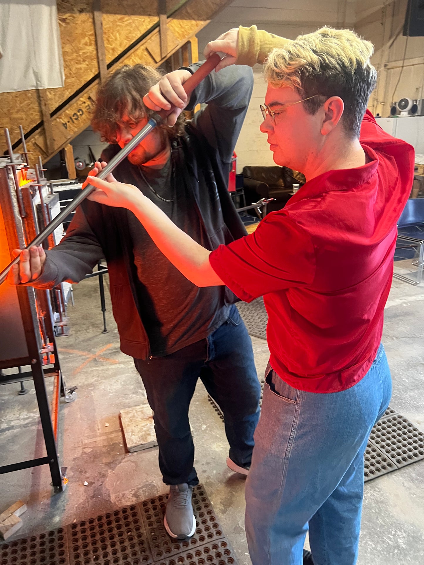 Private Glassblowing Lessons Three and half hour - Workshop