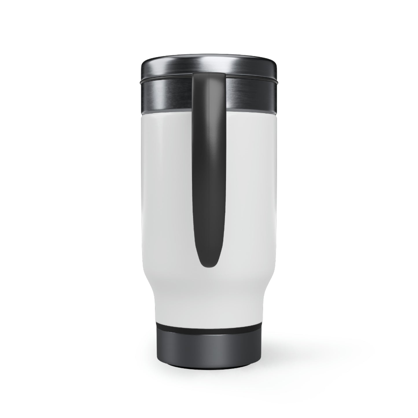 Stainless Steel Puget Sound Glassblowing Travel Mug with Handle, 14oz