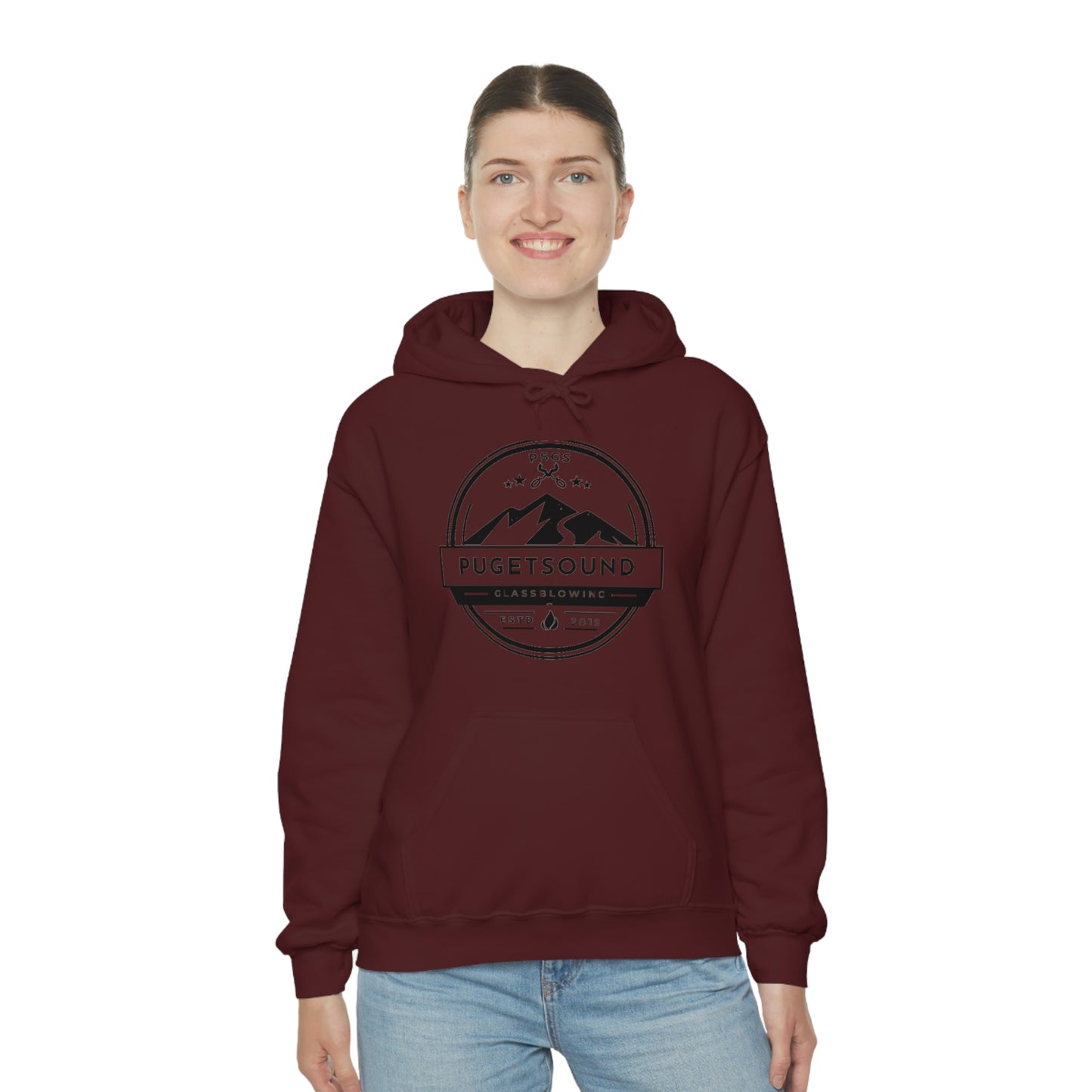 Puget Sound Glassblowing Hooded Sweatshirt