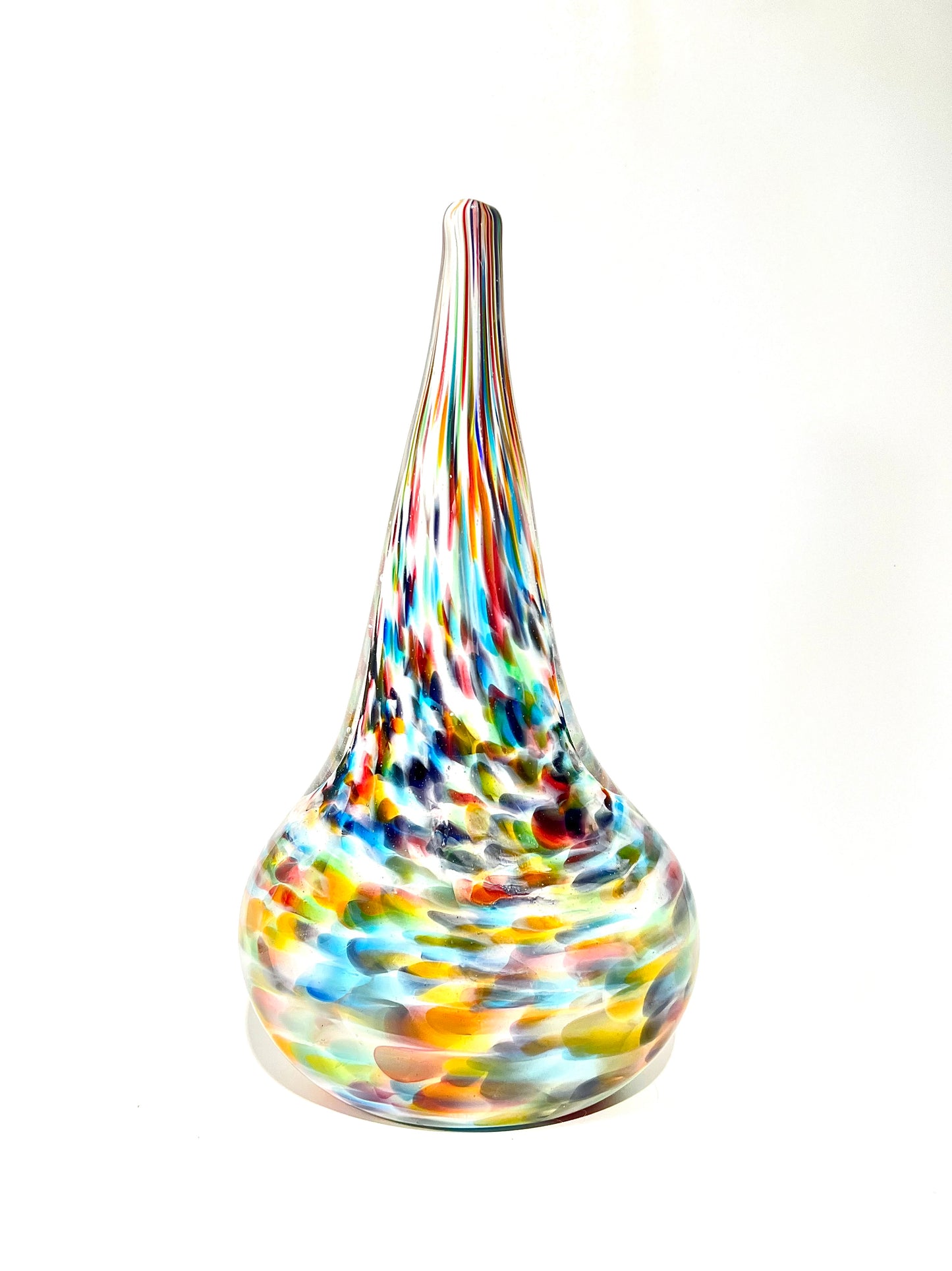 Jewel Mixed Colors Tear Drop Vase